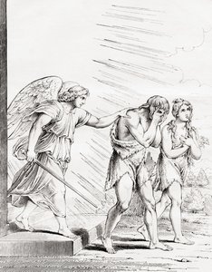 Adam and Eve Driven Out of Paradise, 19th Century
